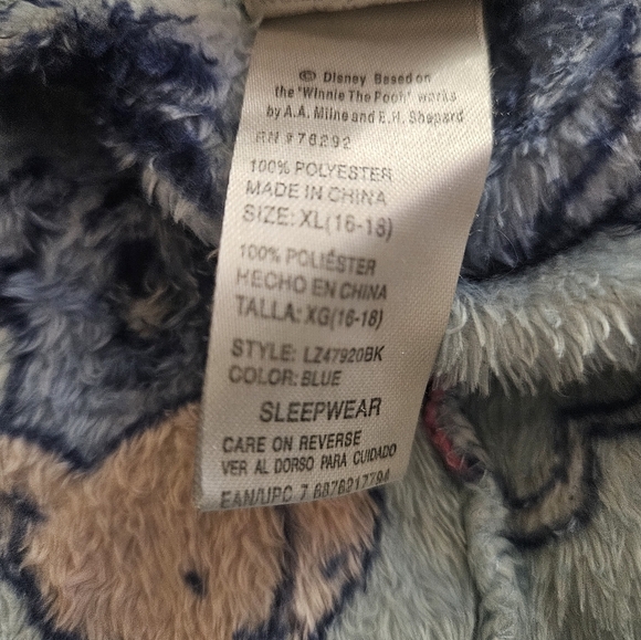 Disney Eeyore Fleece Pajama Pants Women XL - Picture 3 of 3